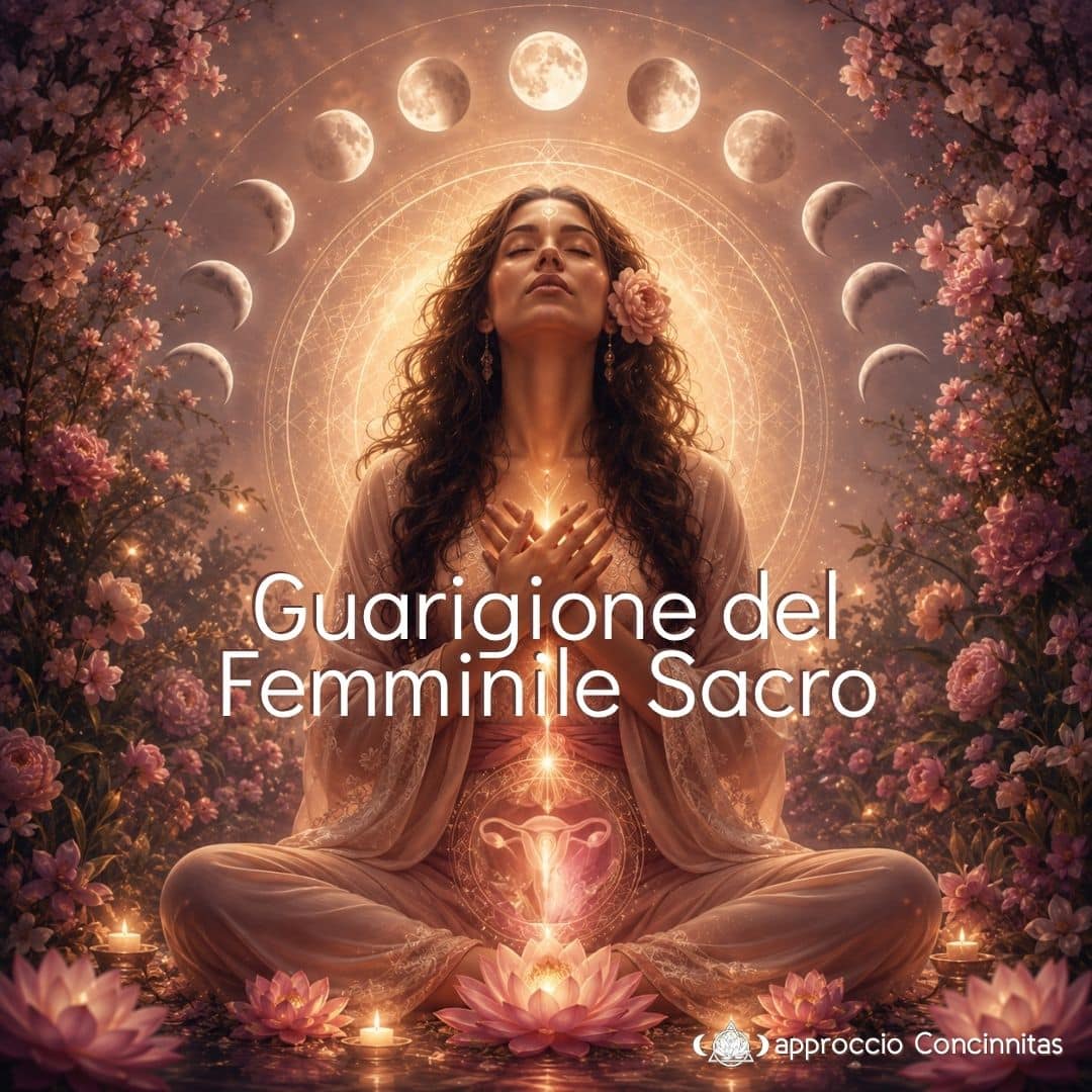 guarigione del femminile sacro di cuore di loto ad approccio concinnitas