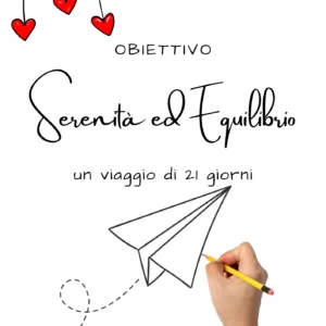 copertina del libro Serenità ed equilibrio un viaggio di 21 giorni di Prisca Stanga Rizzi