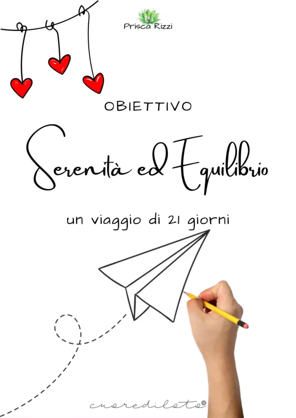 copertina del libro Serenità ed equilibrio un viaggio di 21 giorni di Prisca Stanga Rizzi