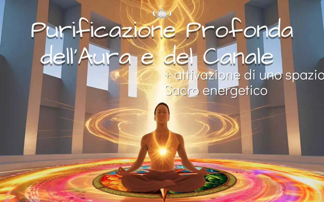 Purificazione profonda di Aura e Canale + attivazione di uno spazio Sacro energetico