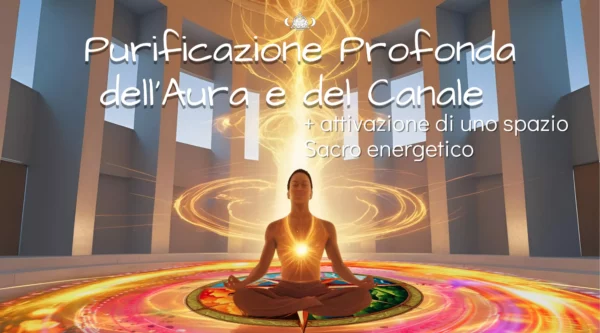 Purificazione Profonda dell'Aura e del Canale + attivazione di uno spazio Sacro energetico - Cuore di Loto
