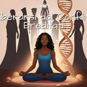 copertina del corso online per liberarsi dai conflitti ereditati attraverso una meditazione rituale sistemica - cuore di loto
