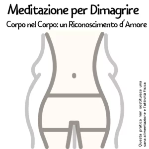 copertina piccola della meditazione per dimagrire