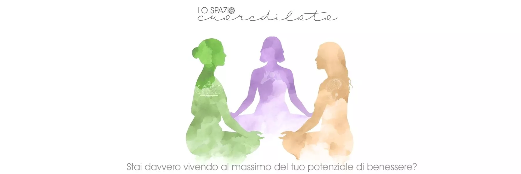 Lo spazio Olistico Cuore di Loto; tre donne che si tengono per mano con un obiettivo comune